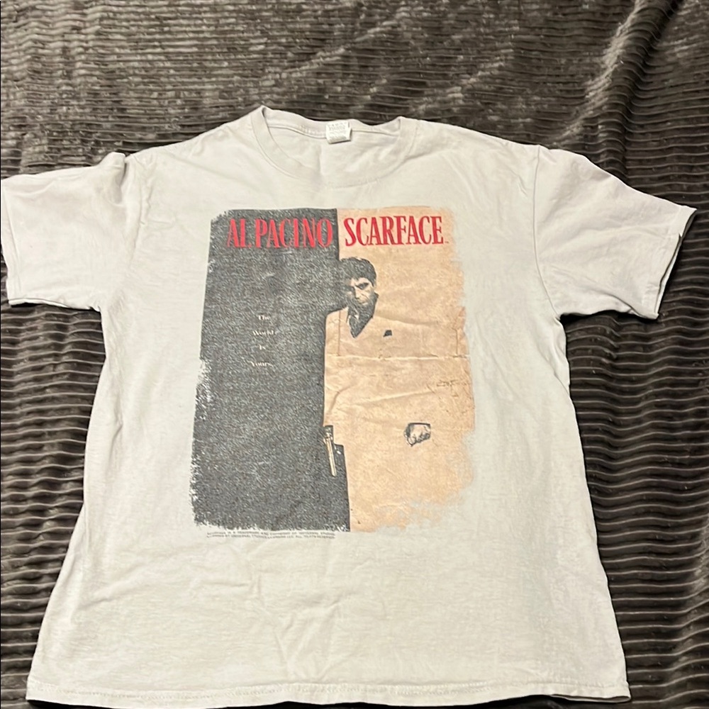 Scarface Graphic T-Shirt - Cream
